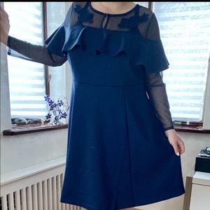 Navy Lane Bryant Dress